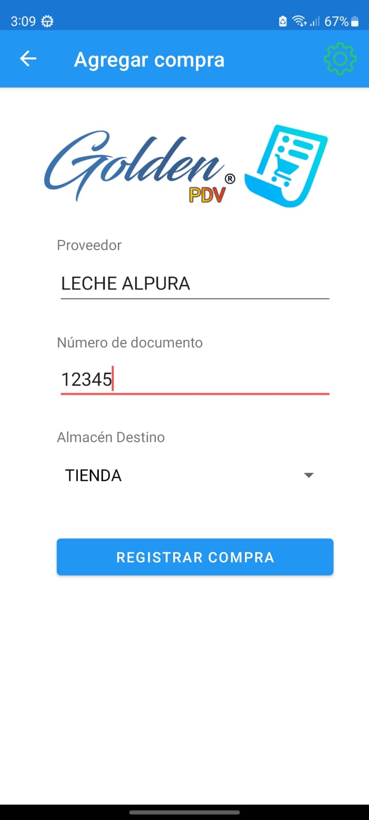 Reporte Diario de Golden PDV