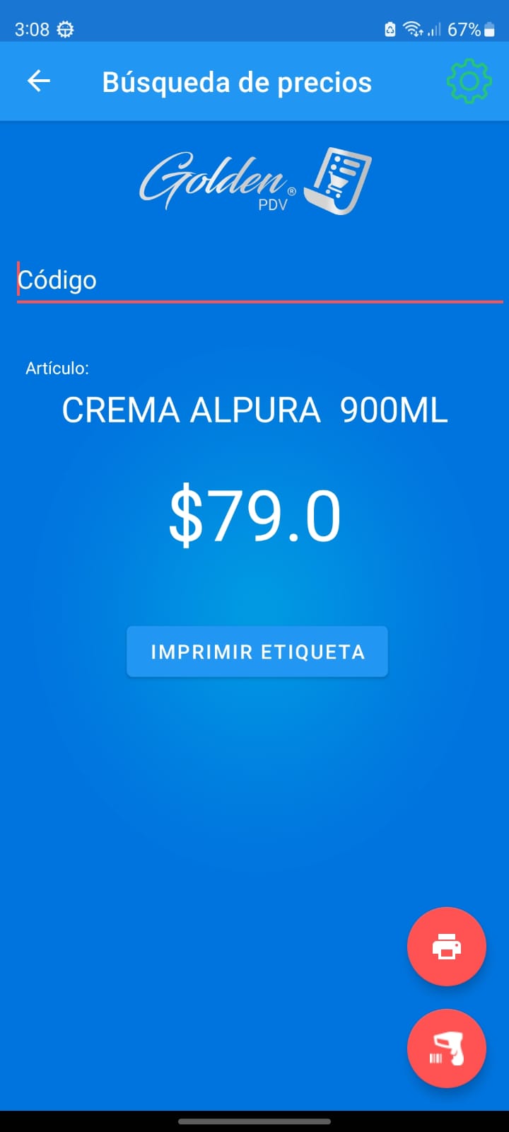 Control de Inventario de Golden PDV